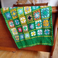 Handmade crochet baby blanket