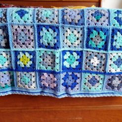 Handmade crochet baby blanket