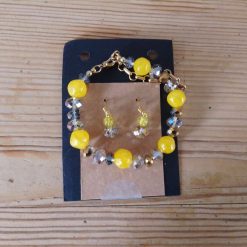 bracelet and earring set