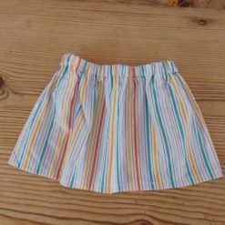 Baby skirt made from brightly striped fabric. 3-6 months.