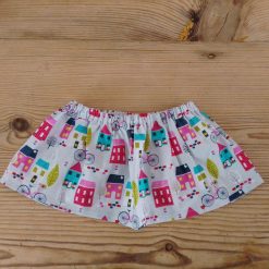 Baby skirt made from a seaside theme fabric. 3-6 months