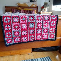 Handmade crochet baby blanket