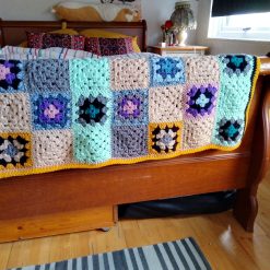 Handmade crochet baby blanket