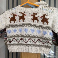 Christmas Fairisle baby jumper