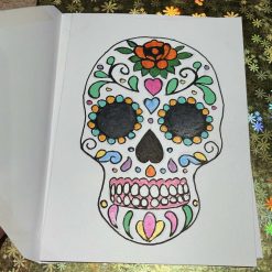 Halloween card hand painted artwork