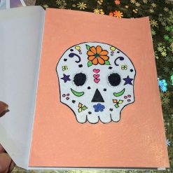 Halloween card hand painted artwork
