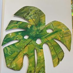Anthurium Silver Blush card hand painted artwork (Copy) (Copy)