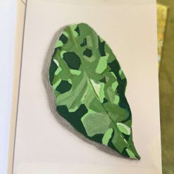 Anthurium Silver Blush card hand painted artwork (Copy) (Copy)