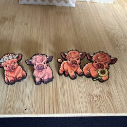 Highland cow pins