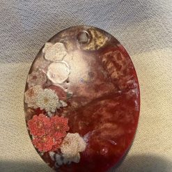 Handmade resin red pendant 1 Handmade resin red pendant 1