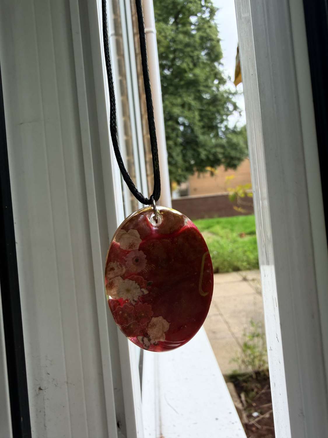 Handmade resin red pendant Handmade resin red pendant