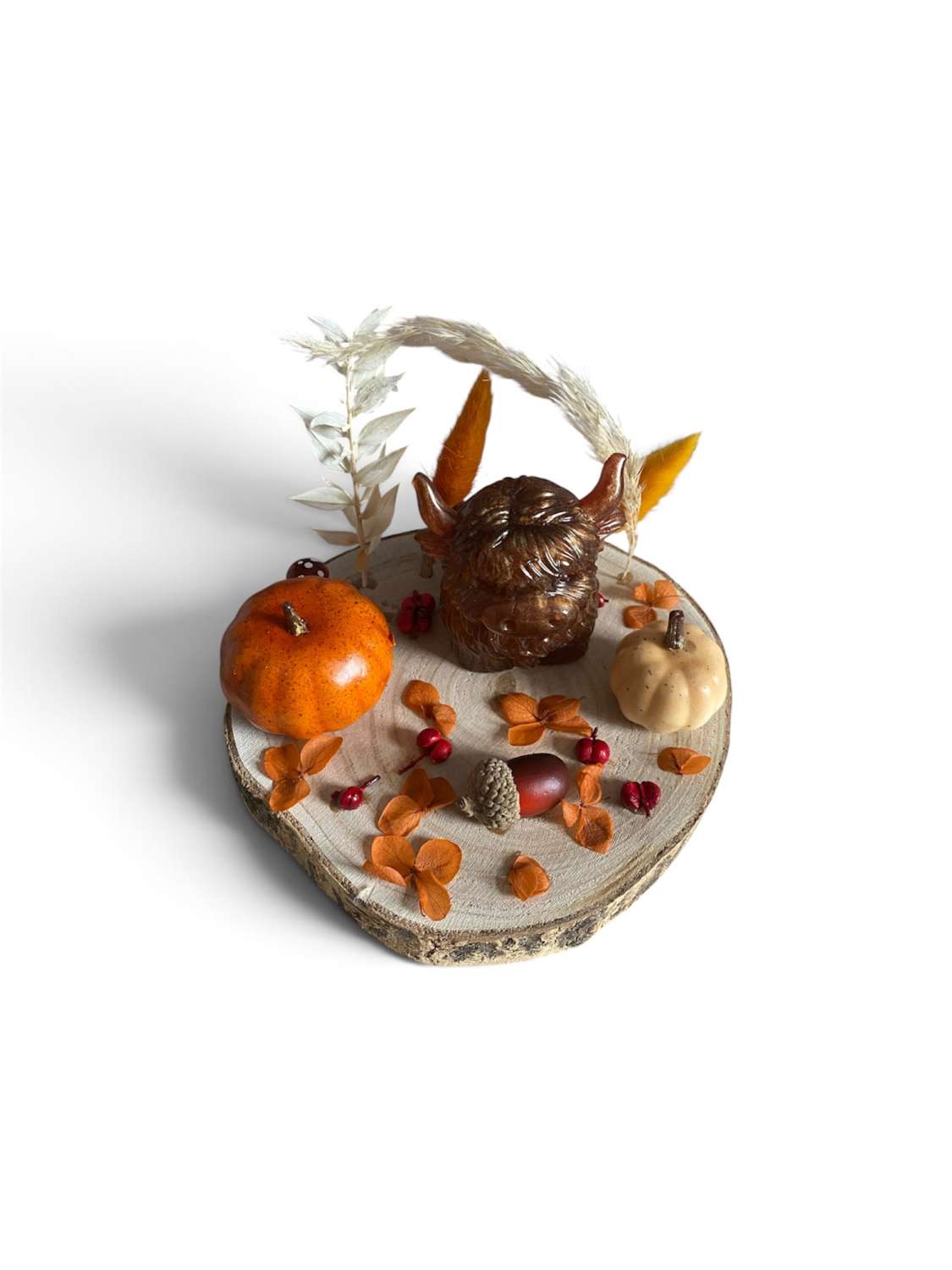 🐮 HIGHLAND COW — AUTUMNAL DISPLAY PIECE ✨ 🐮 HIGHLAND COW — AUTUMNAL DISPLAY PIECE ✨