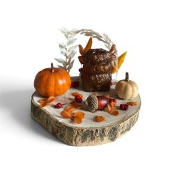 🐮 HIGHLAND COW — AUTUMNAL DISPLAY PIECE ✨