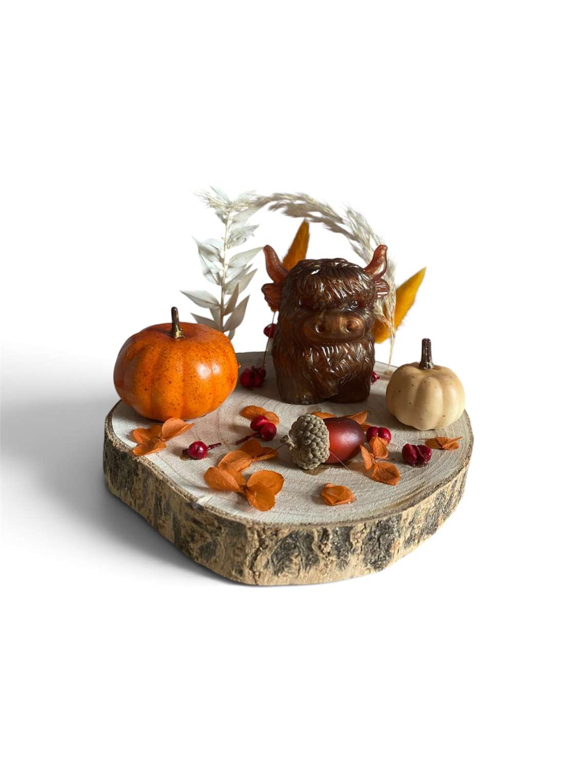 🐮 HIGHLAND COW — AUTUMNAL DISPLAY PIECE ✨ 🐮 HIGHLAND COW — AUTUMNAL DISPLAY PIECE ✨