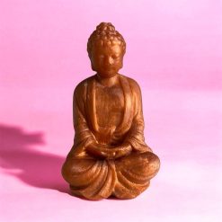 🕉️ COPPER BUDDHA — Handmade Resin Piece ✨