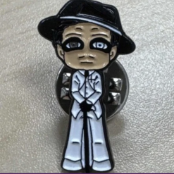 Cardinal Copia White Suit Enamel Pin