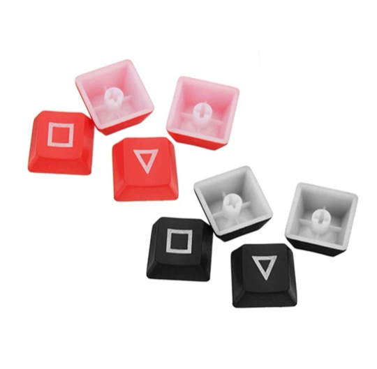 PlayStation Squid Game ABS Direction Arrows Keys Keycaps for Keyboard gaming gamer PS PS1 PS2 PS4 PS5 controller PlayStation Squid Game ABS Direction Arrows Keys Keycaps for Keyboard gaming gamer PS PS1 PS2 PS4 PS5 controller