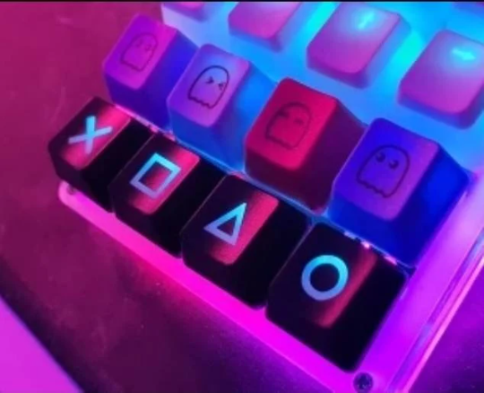 PlayStation Squid Game ABS Direction Arrows Keys Keycaps for Keyboard gaming gamer PS PS1 PS2 PS4 PS5 controller PlayStation Squid Game ABS Direction Arrows Keys Keycaps for Keyboard gaming gamer PS PS1 PS2 PS4 PS5 controller
