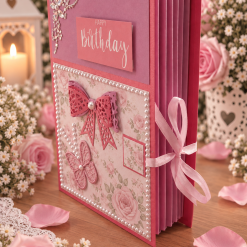 Shadow box book card