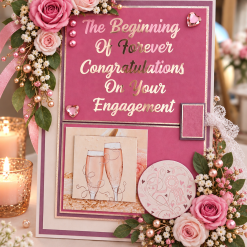 Shadowbox Engagement Card